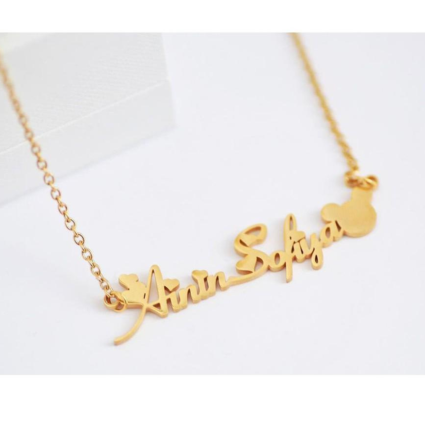 Kalung Nama Bayi Tidak Iritasi Dikulit