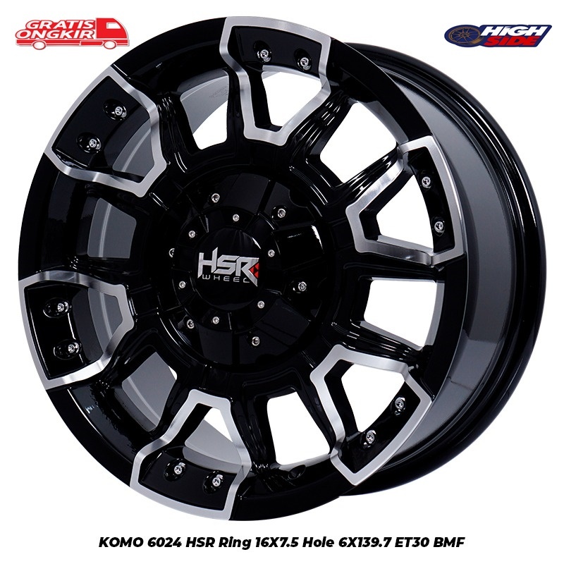 Velg Offroad R16 Mobil Mitsubishi Triton Strada Velg Hsr Komo R16