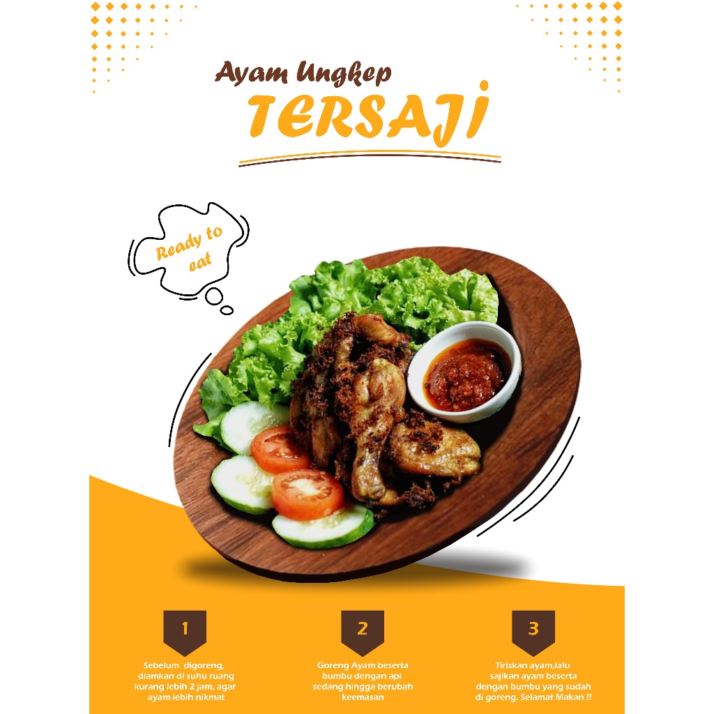 

Ayam Goreng / Ayam Ungkep 1kg - Tersaji