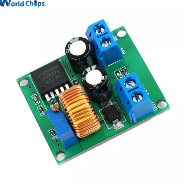 AQn Step Up 3 V35 V 4 V4 V LM2587 Power Adjustable Converter Adjustable z Kemasan Baru