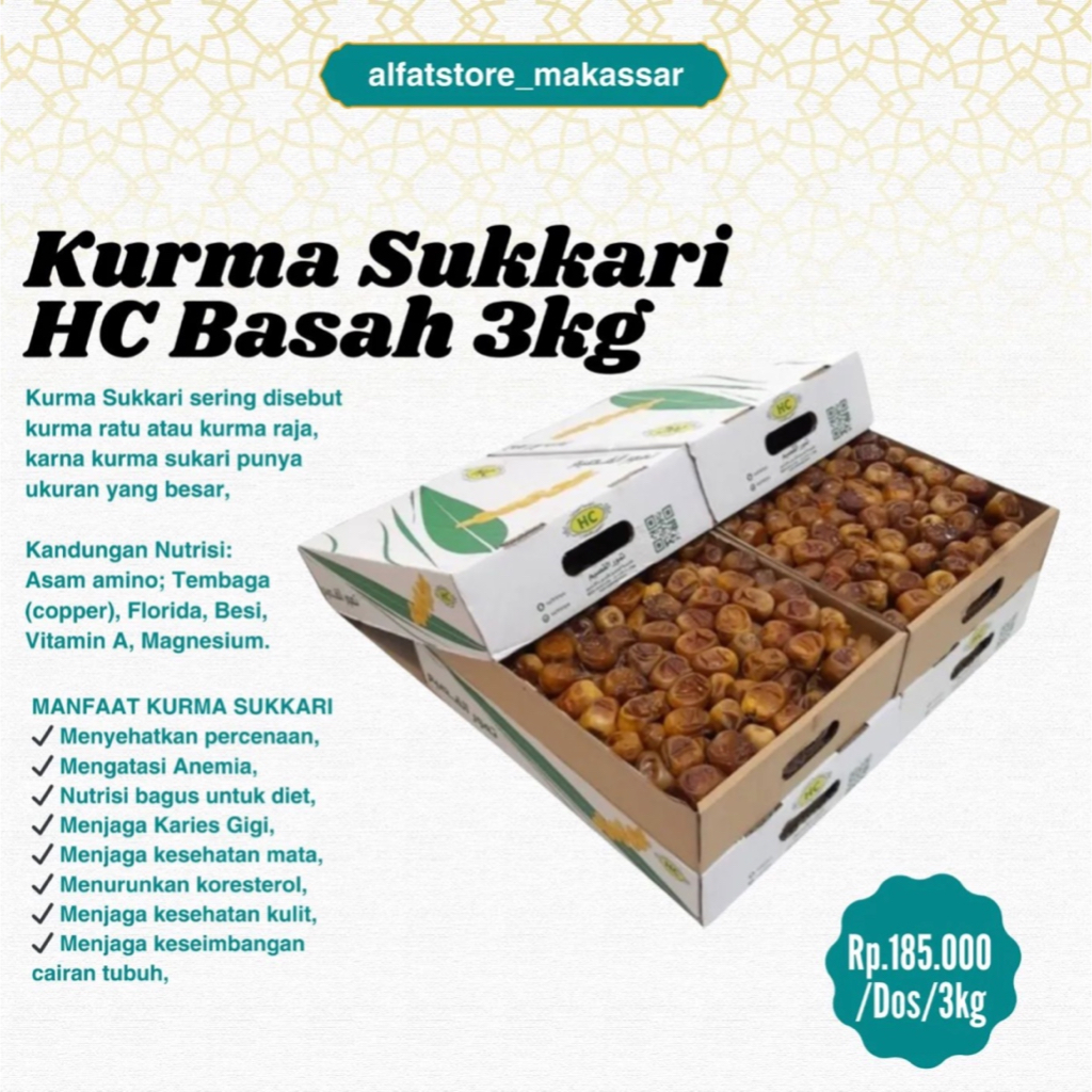 

Kurma sukkari 3kg