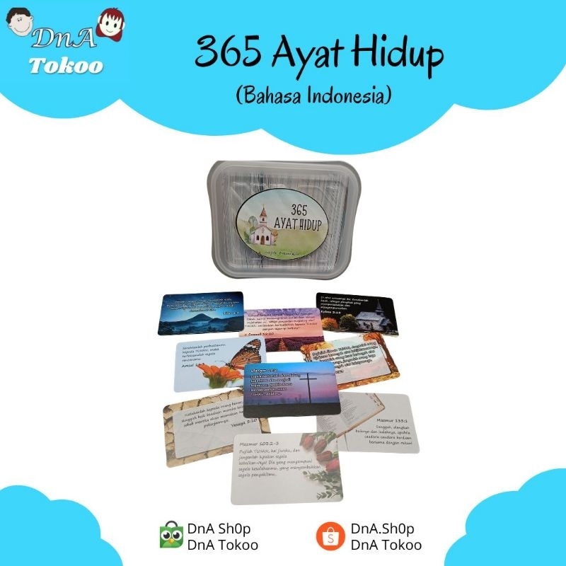365 Ayat Hidup (Kartu Ayat Alkitab 1 Tahun)