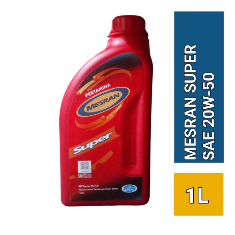 Mesran Super 20W - 50 1L Oli Motor 4T Non Matic