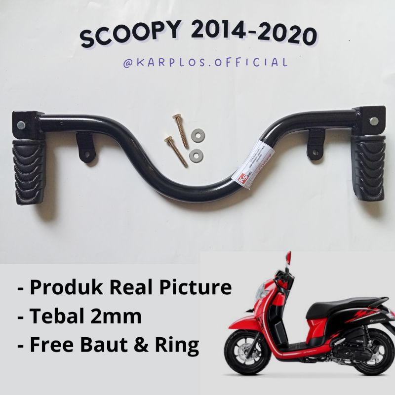 PIJAKAN KAKI FOOSTEP SCOOPY INJEKSI 2013-2017, SCOOPY LED 2017-2020, SCOOPY KEYLESS 2021-2024 FULLSE