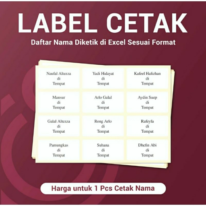 

Cetak label undangan stiker 103