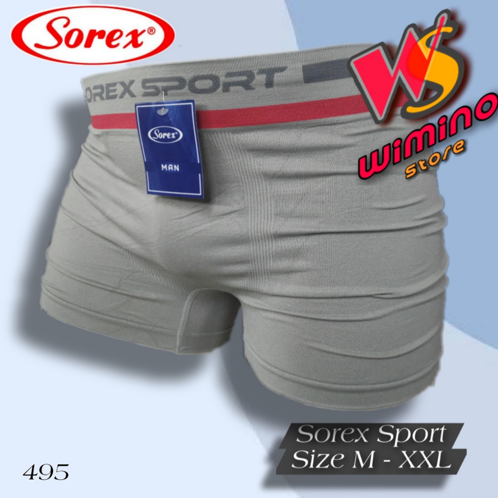 DS495 SOREX CELANA DALAM BOXER PRIA SOREX  SIZE M - XXL