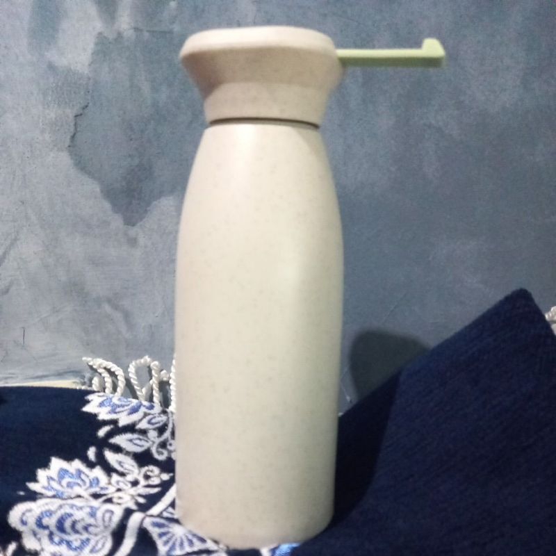 MINISO Botol Minum Kaca 350ml minum anak viral ORIGINAL NEW FREE MASKER WAJAH