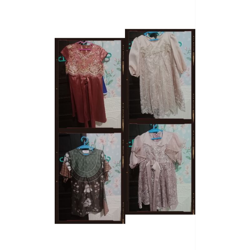 PL Dress Anak Pesta Usia 1-3 Tahun PRELOVED