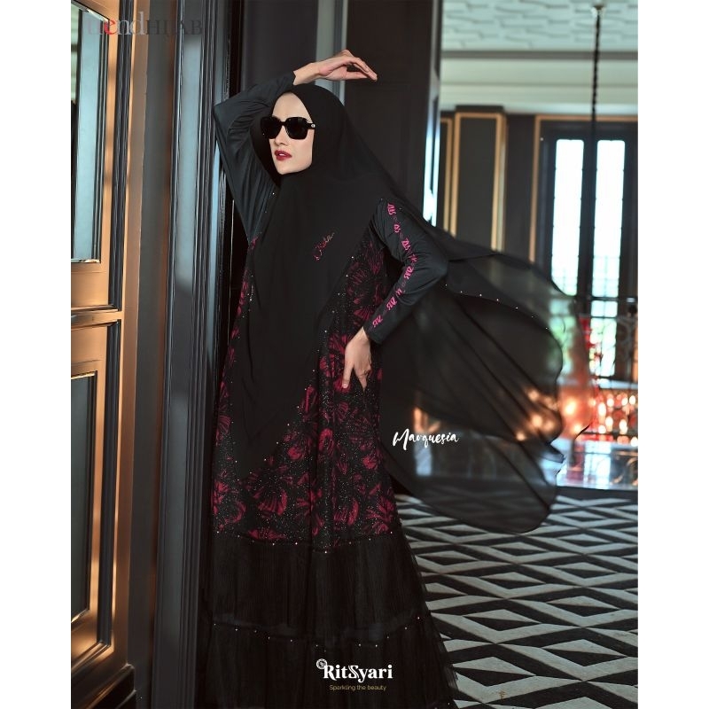 [RITZ SYAR'I] GAMIS SYARI / DRESS SET MEWAH ORIGINAL " MARQUESIA - DIPTEROKARPA SERIES " By Ritz Sya