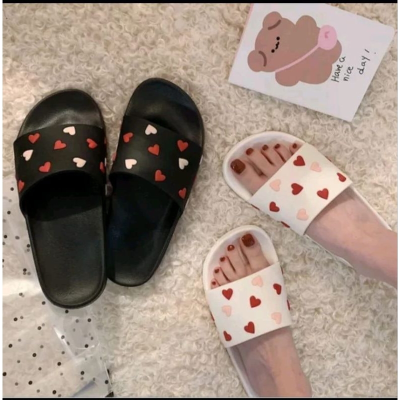 LOVE CINTA SANDAL WANITA SANDAL KEKINIAN SANDAL RUMAHAN