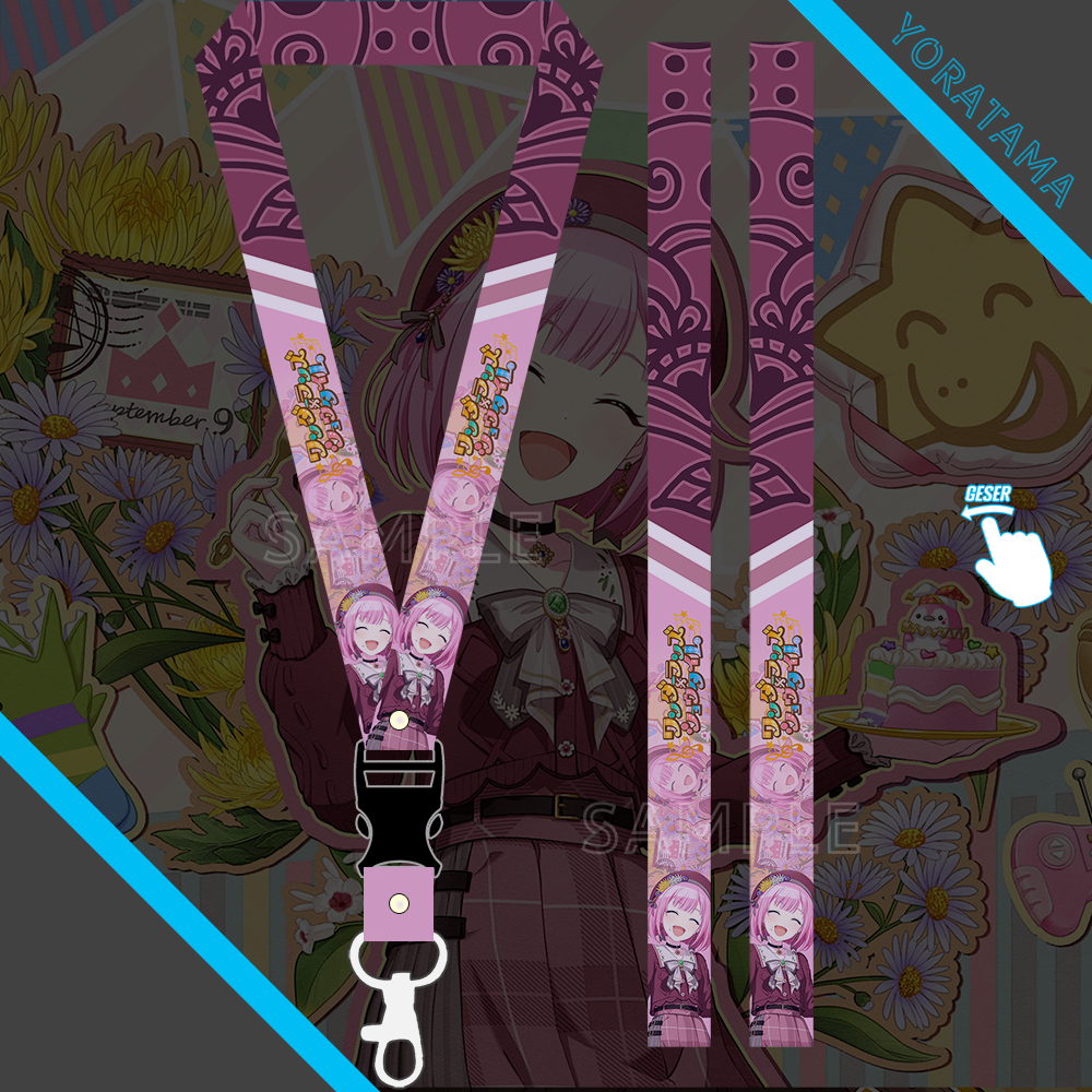 

Gantungan Tali Lanyard Emu Otori Project Sekai, Gantungan Anime