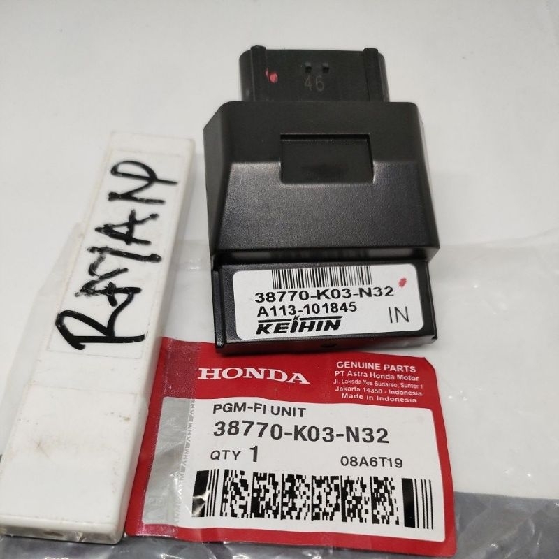 Ecu ECM K03 Revo fi injeksi Revo fi