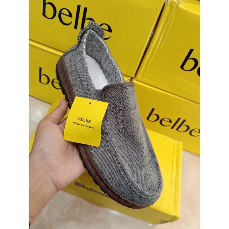 Sepatu Casual Pria Slip on Belbe