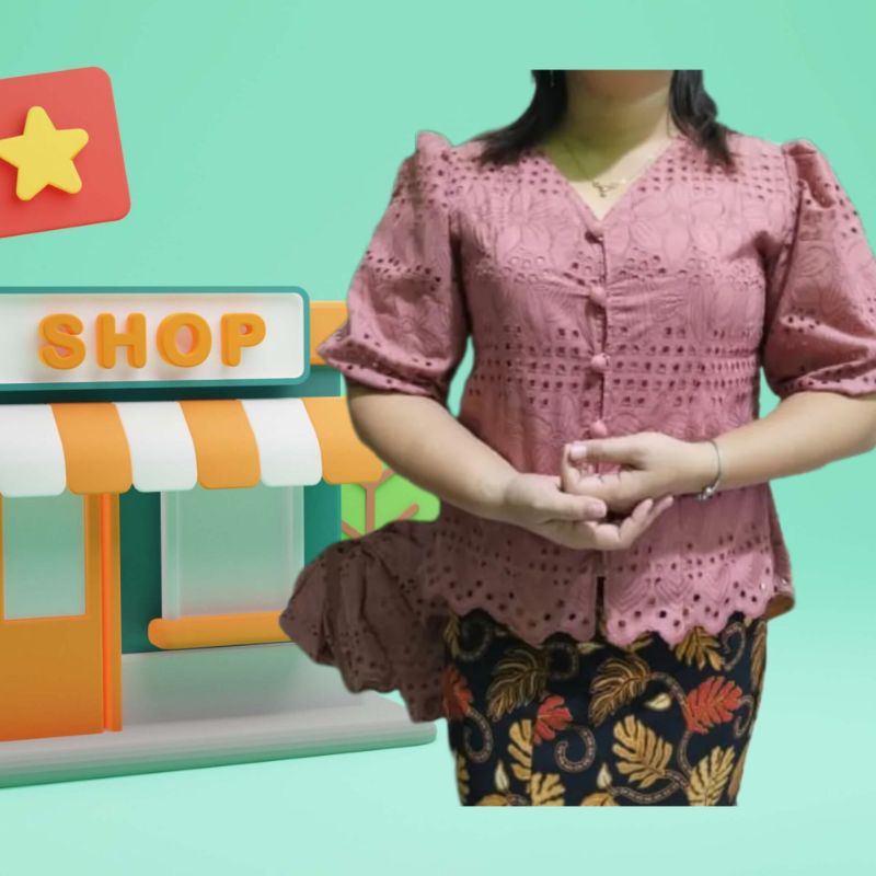 (HYDERLYM) Blus Katun Bangkok Premium/BLUS KATUN BOLONG/ blus atasan wanita Bangkok/ blus Bangkok ba