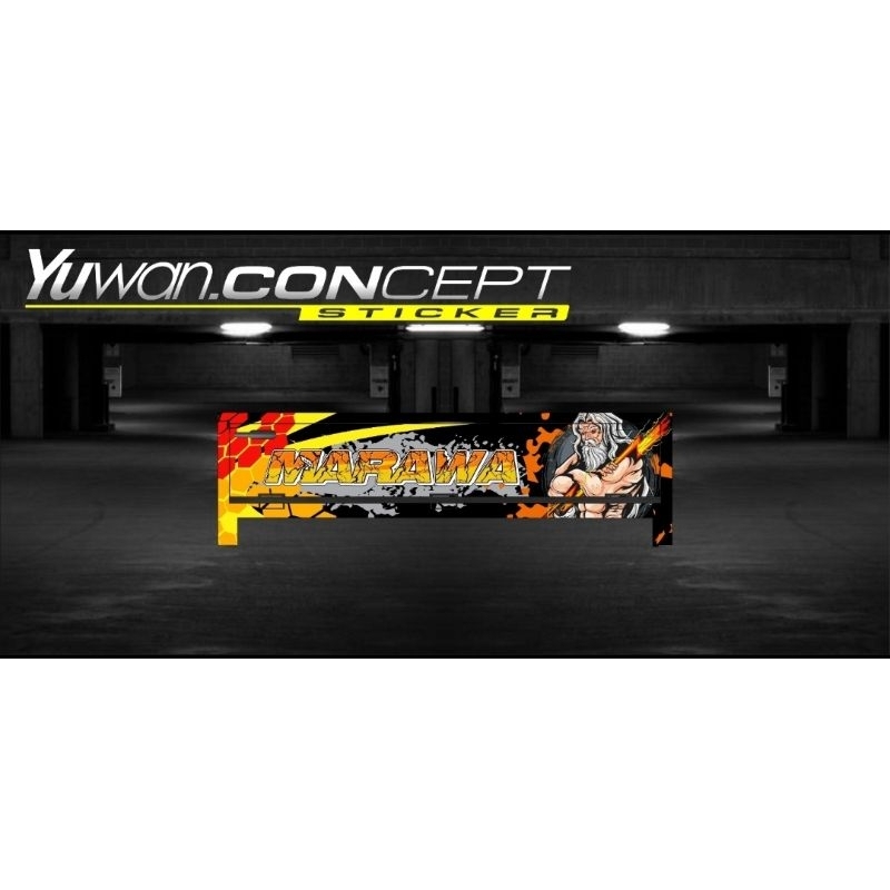 decal kabin belakang gran max.L300.carry