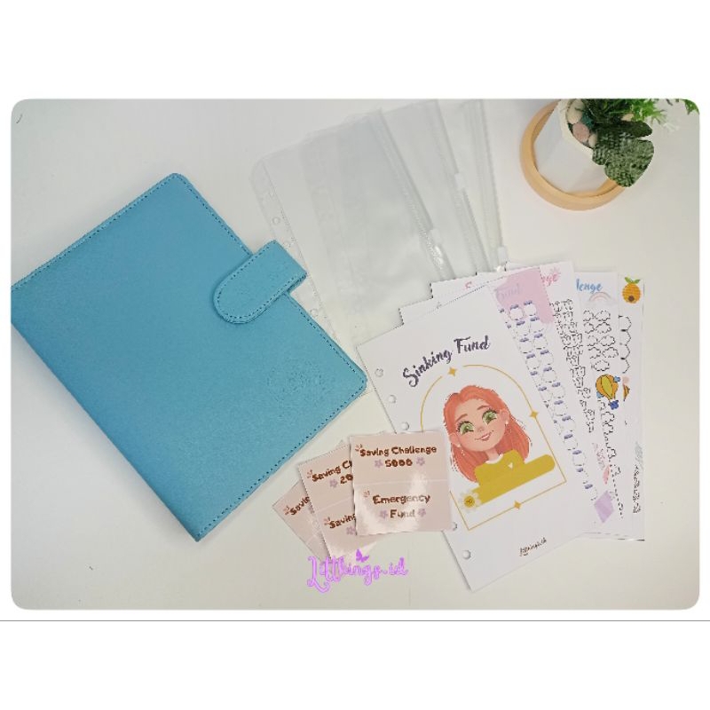 Paket Hemat Binder Menabung A6 | Binder Menabung