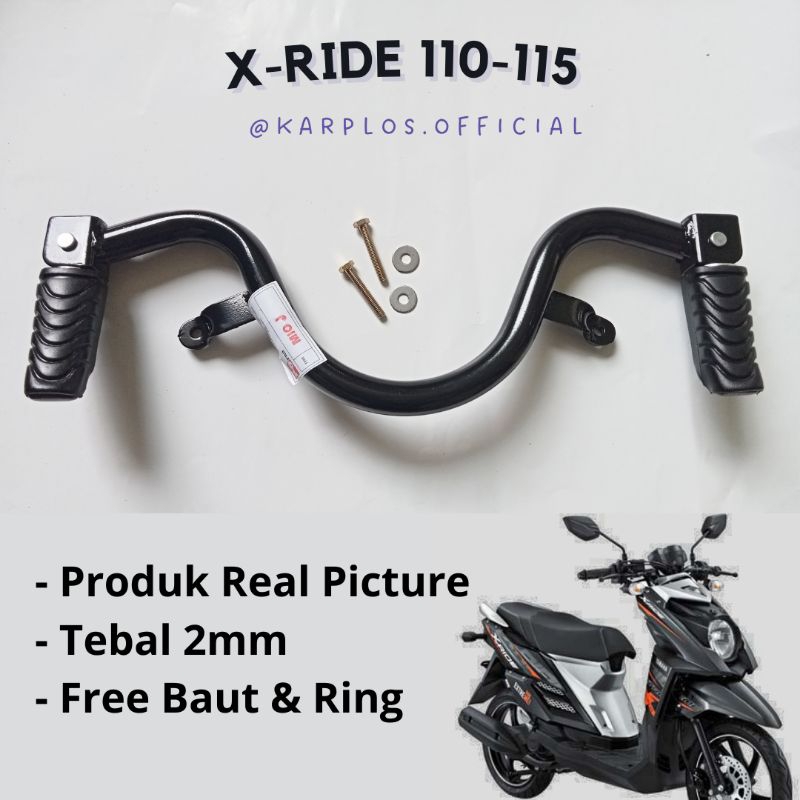 PIJAKAN KAKI FOOSTEP X-RIDE 110-115, X-RIDE 125 FULLSET SIAP PAKAI PNP