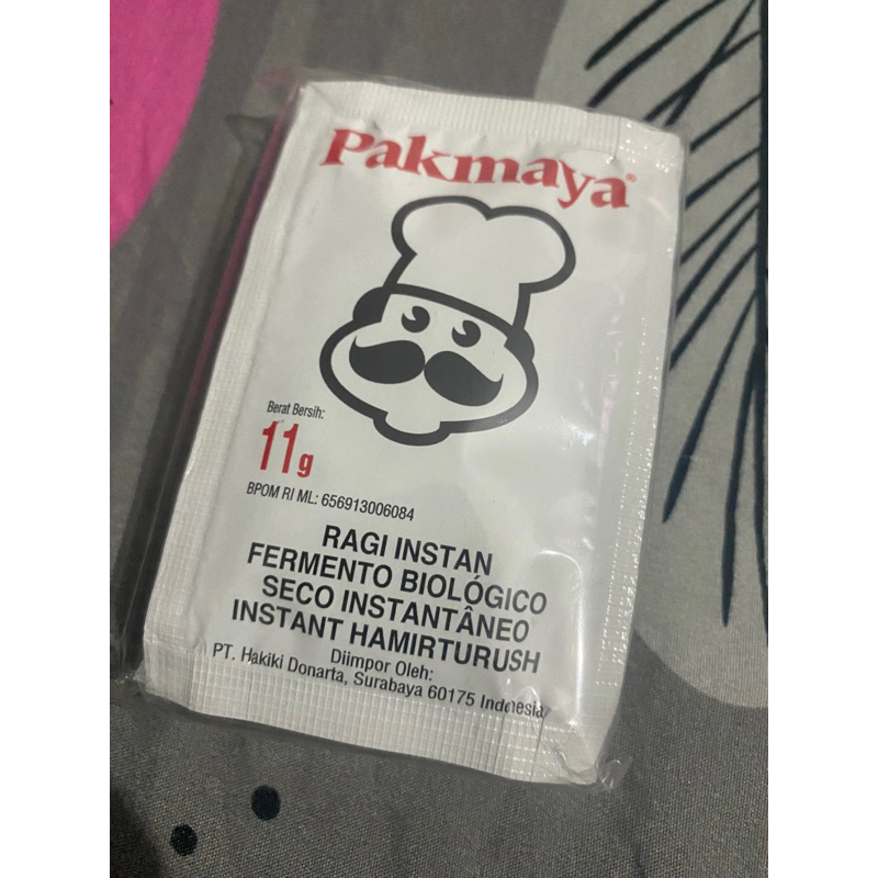 

Ragi instan ecer merk Pakmaya 11 g