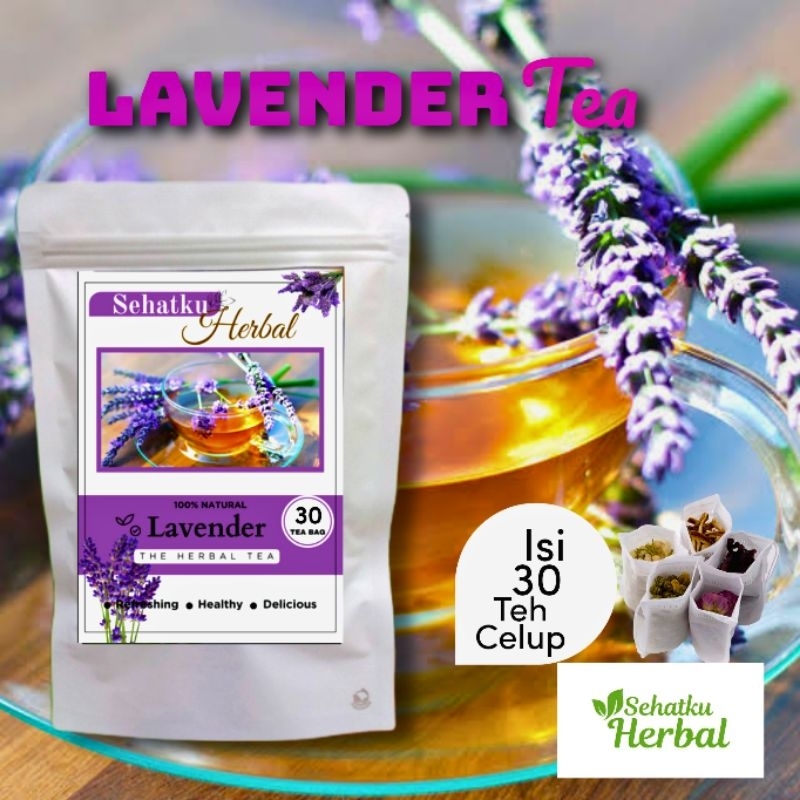 

Teh Bunga Lavender : Lavender tea Herbal Untuk Diabetes isi 30 tea bag