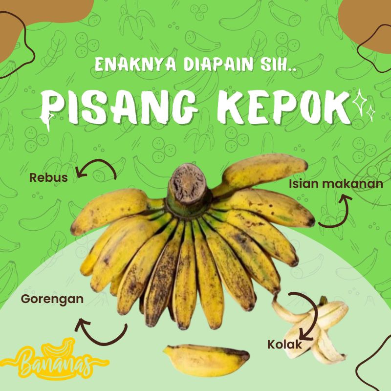Pisang Kepok Kuning