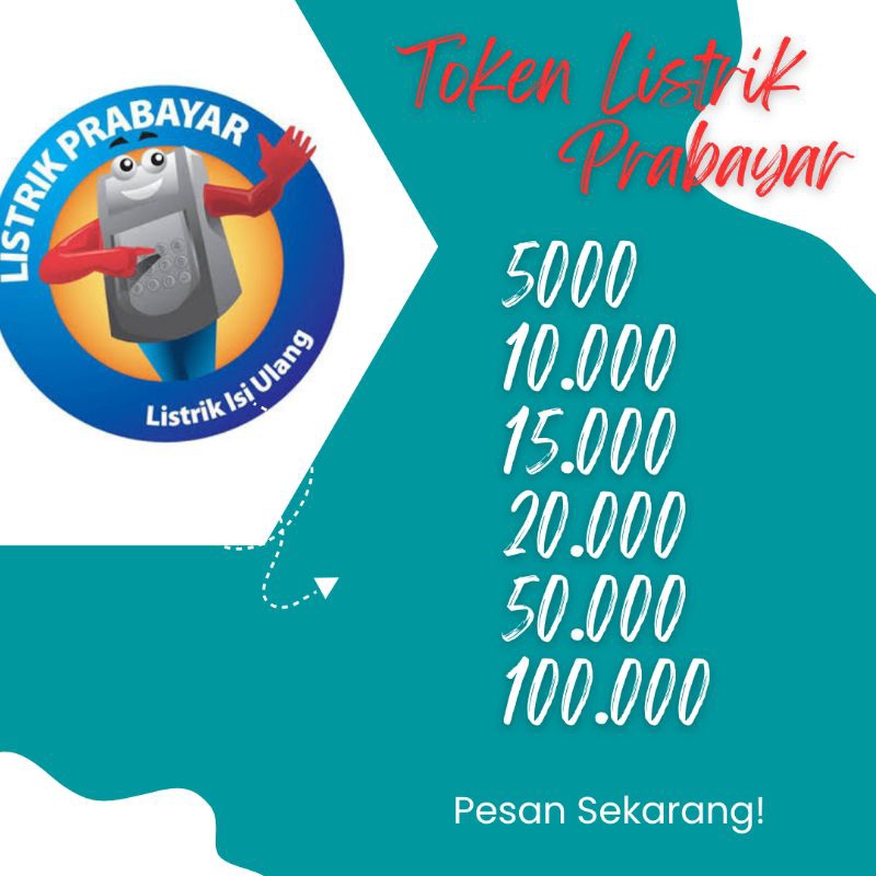 Token Listrik Prabayar 5k 10k 15k