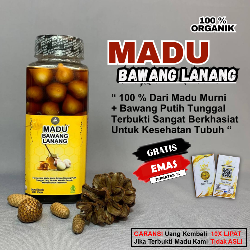 

Madu Bawang Lanang Tunggal | Madu Bawang Tunggal | Madu Bawang Putih Tunggal Asli 100% 300gram