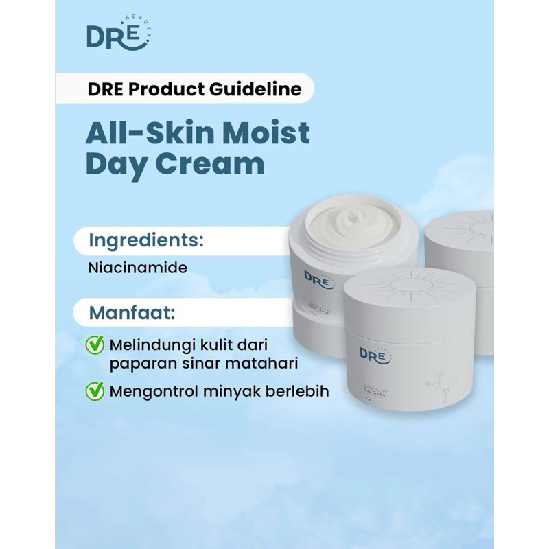 DRE Beauty Moist Day Cream with Niacinamide UV Filter