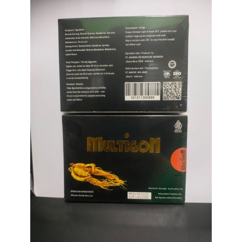 

multigon gingseng reci isi 5 sachet