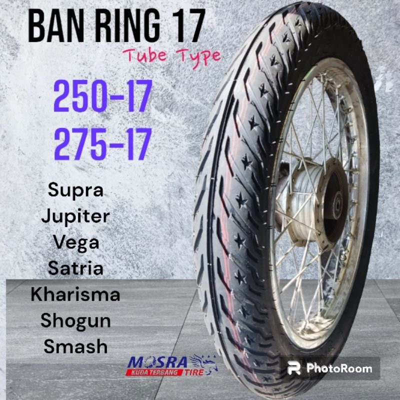Ban Motor Tube type Ring 14 dan 17 Matic Bebek