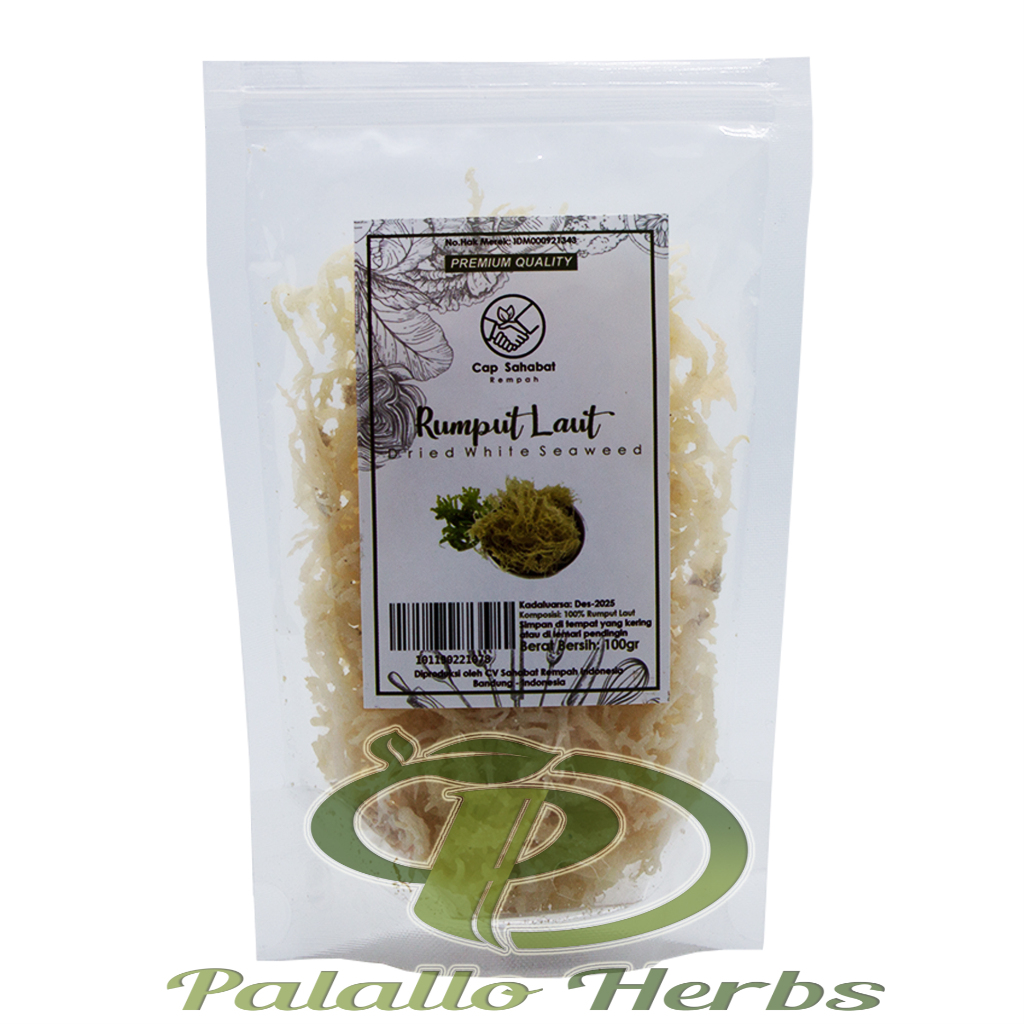 

Rumput laut putih / Spinosum Cottoni / Rempah / JSR 100% PREMIUM QUALITY isi 100gr