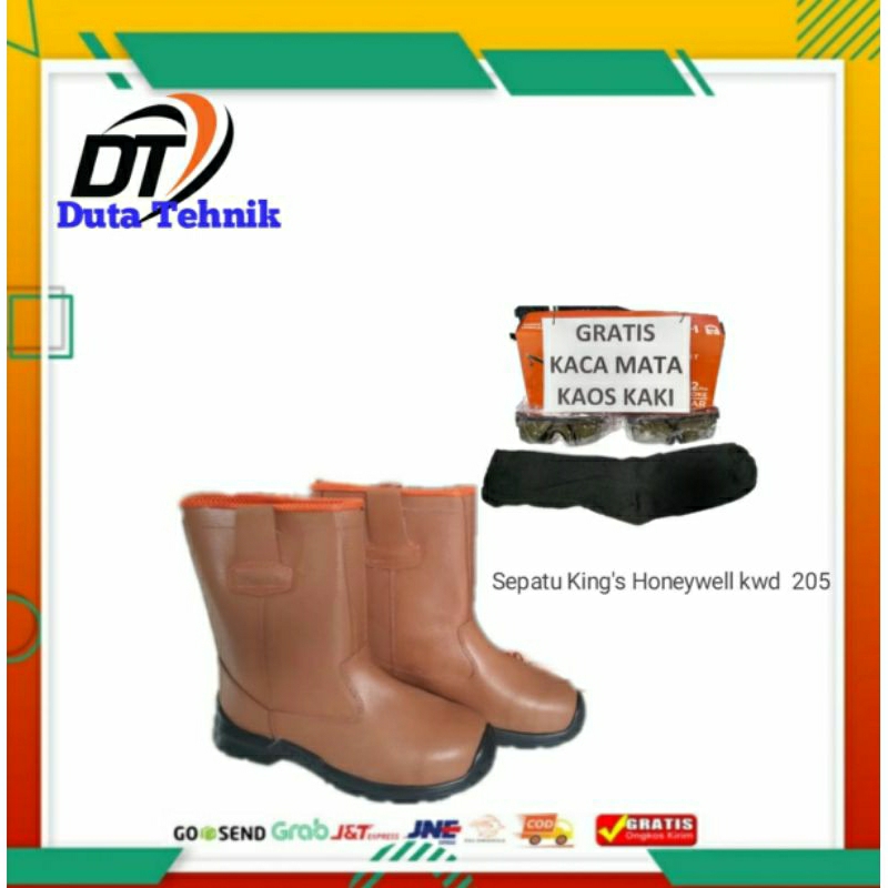 SEPATU SAFETY KINGS HONEYWELL KWD 205CX / SEPATU KINGS HONEYWELL 205CX / KINGS HONEYWELL KWD 205CX /