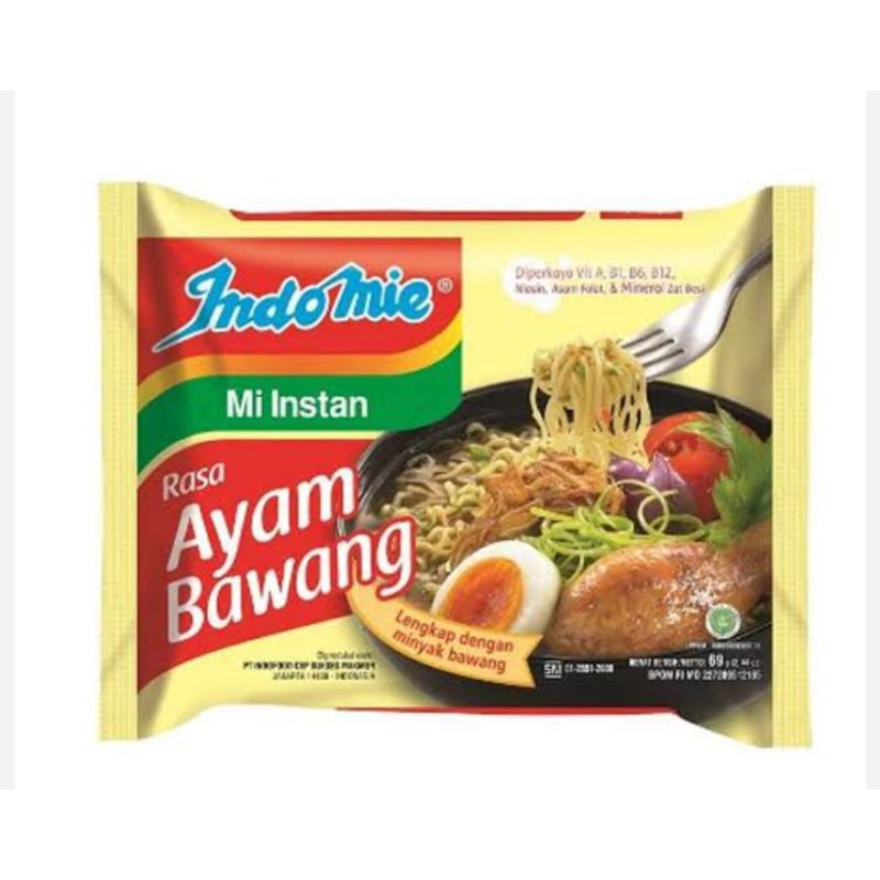 

indomie bawang untuk satuan dan 1dus isi 40