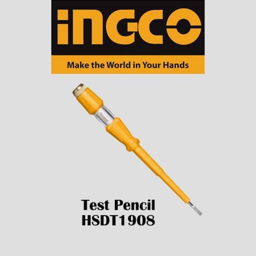 Ingco Tespen Listrik Besar HSDT1908 Testpen HSDT 1908 Test Pen