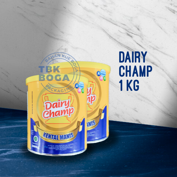 

Dairy Champ ( 1 kg ) Kental Manis SKM Kaleng Kuning