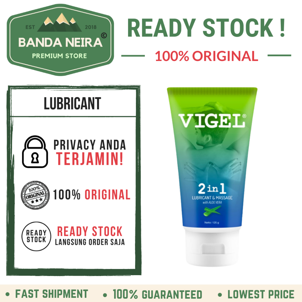 VIGEL 2 in 1 Lubricant & Massage / Pelumas Lubricant Pria & Wanita