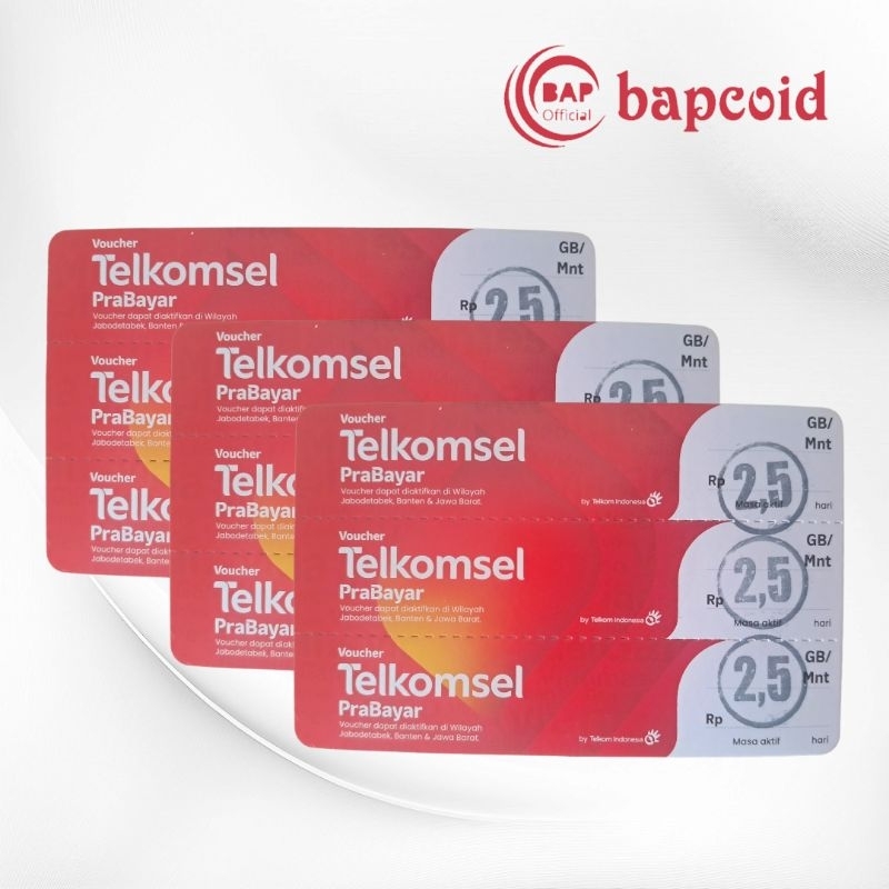 voucher telkomsel 2.5 GB