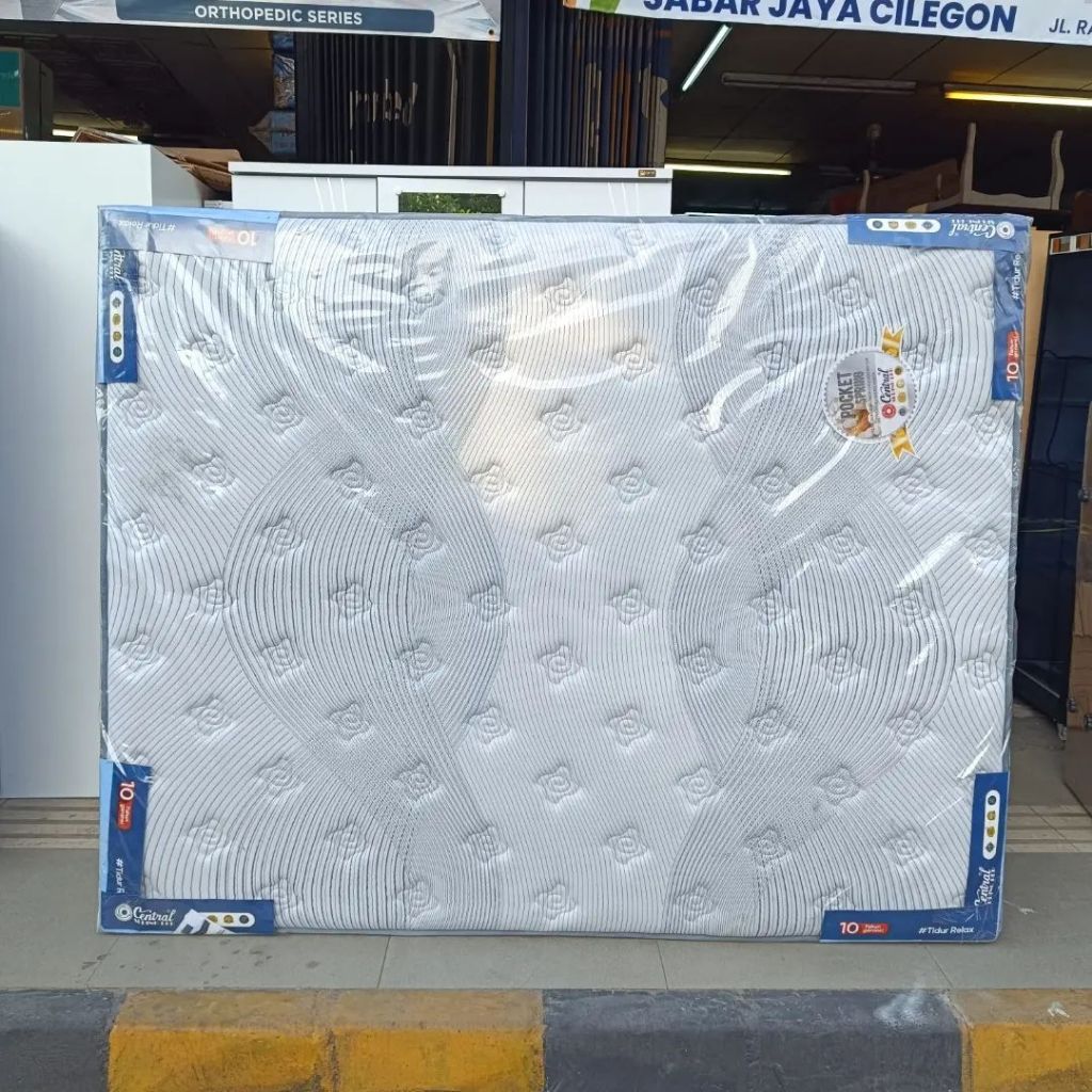 kasur central miranda pocket latex-springbed central//free ongkir cilegon & serang kota