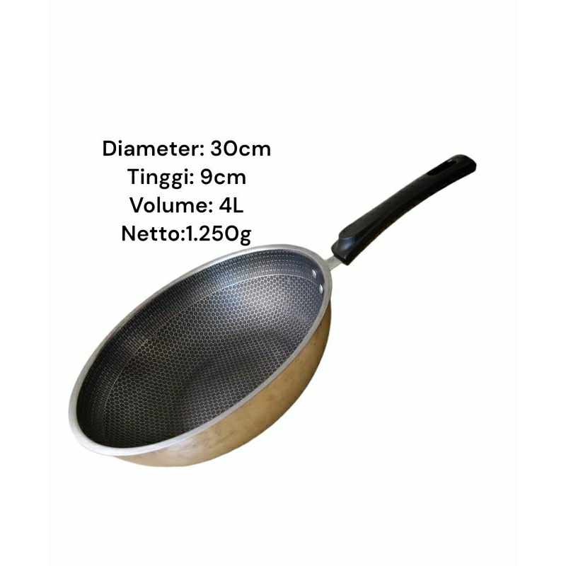 Sauce Pan Stainless Steel 30cm