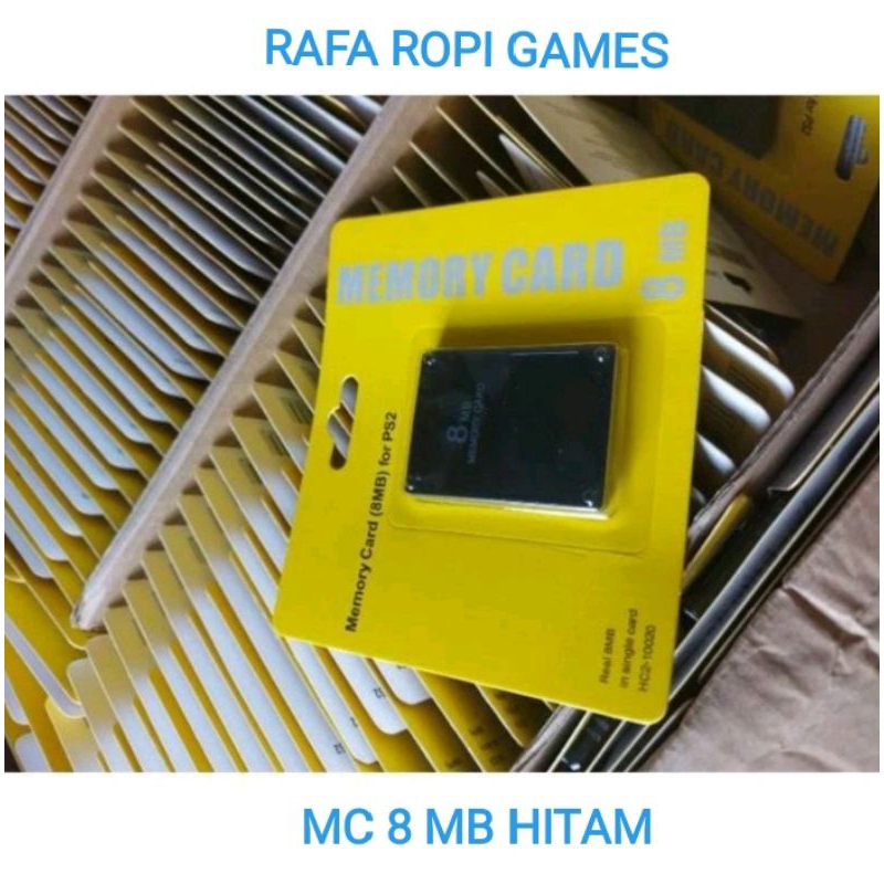 MEMORY CARD PS2 8MB HITAM / MC 8 MB HITAM PS2
