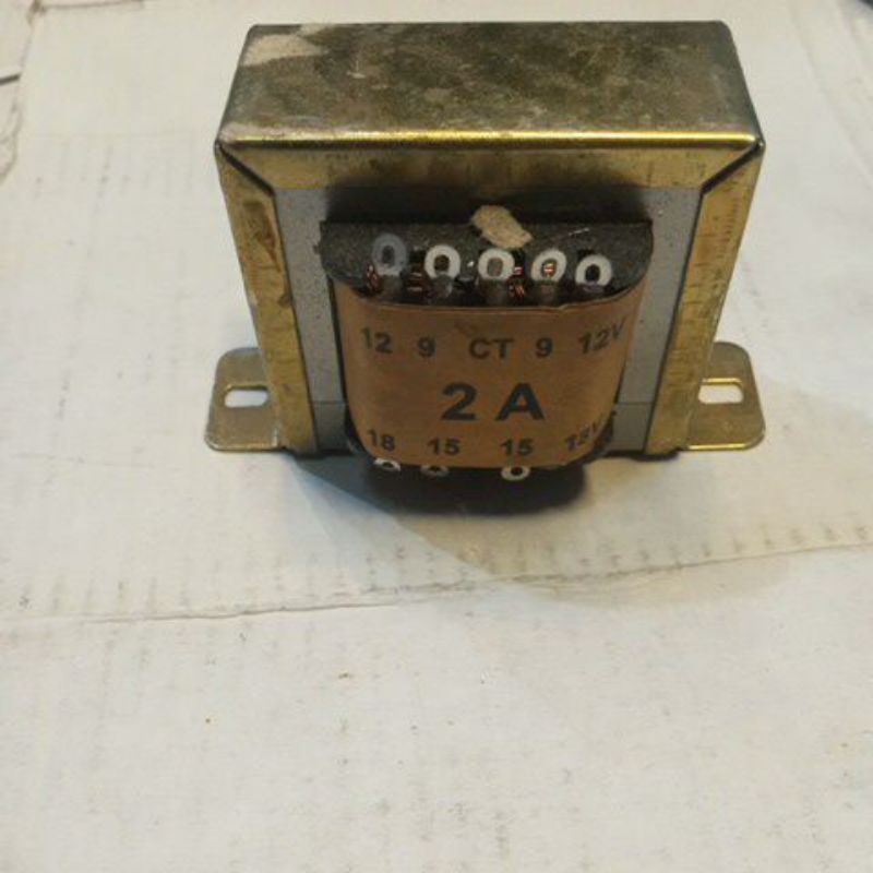 trafo 2A CT 18v -0-18v