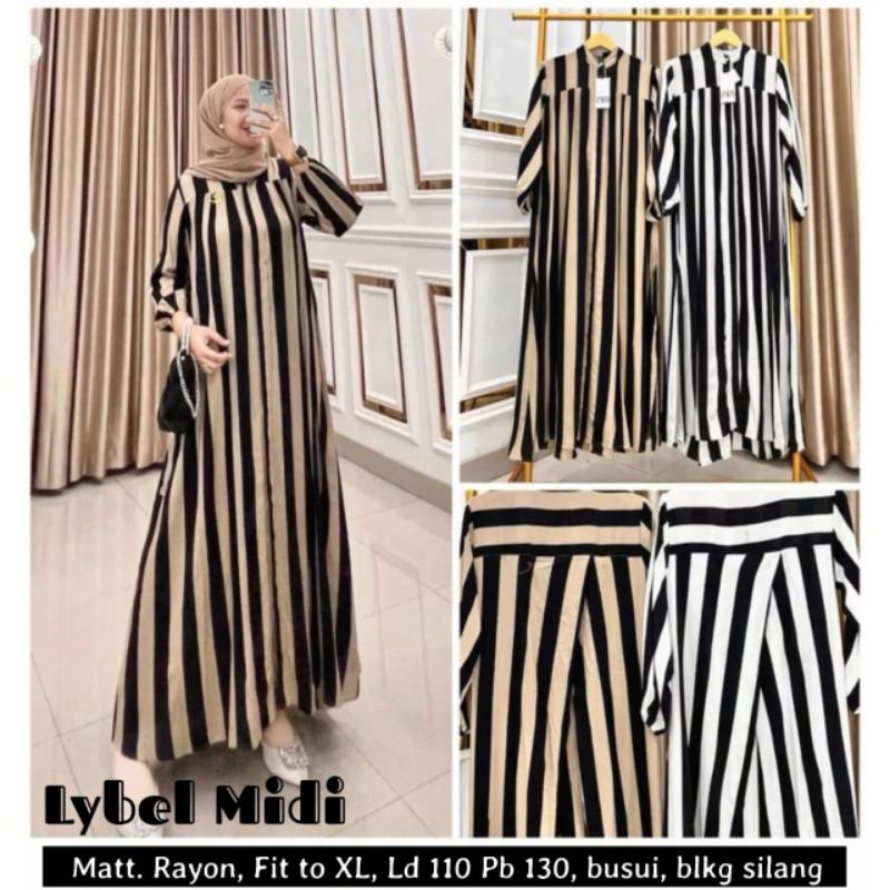 Lybel midi/dres viral/mhiyacollection