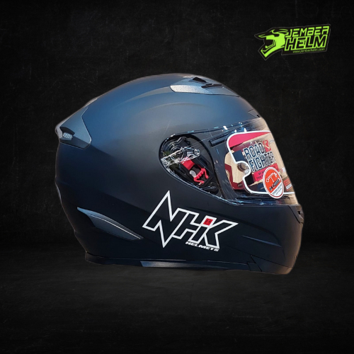 Helm NHK RX9 Solid Black Doff