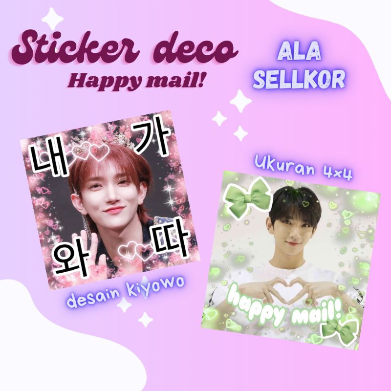 

Sticker ala sellkor SVT | Sticker Happy Mail KPOP Seventeen 40pcs