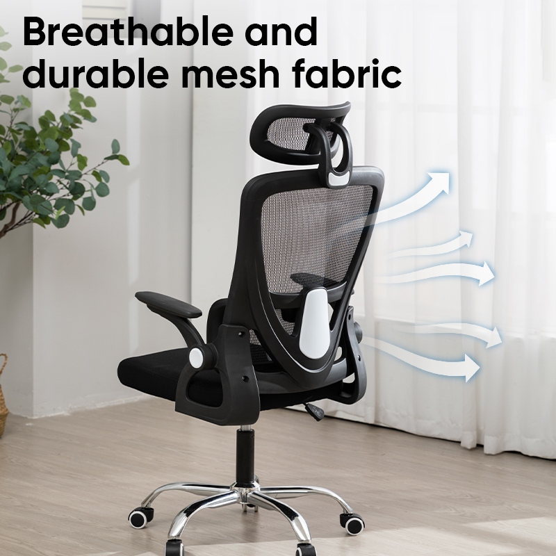 Deli Kursi Kantor / Kursi Kerja Jaring / Office Chair Adjustable E4960