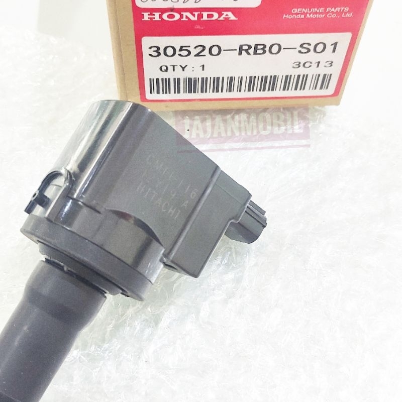 KOIL JAZZ RS 2008-2013 HITACHI KOIL JAZZ RS GE8 30520-RB0 KOEL KOIL BUSI HONDA JAZZ 2008-2013 GE8