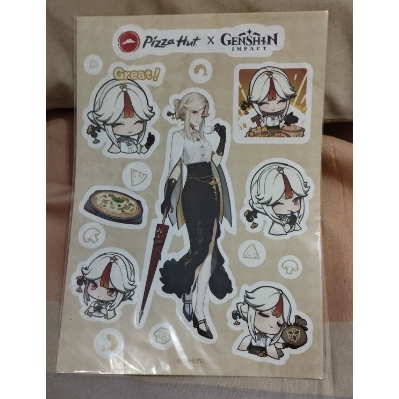 

Pizza Hut x Genshin Impact Ningguang Sticker