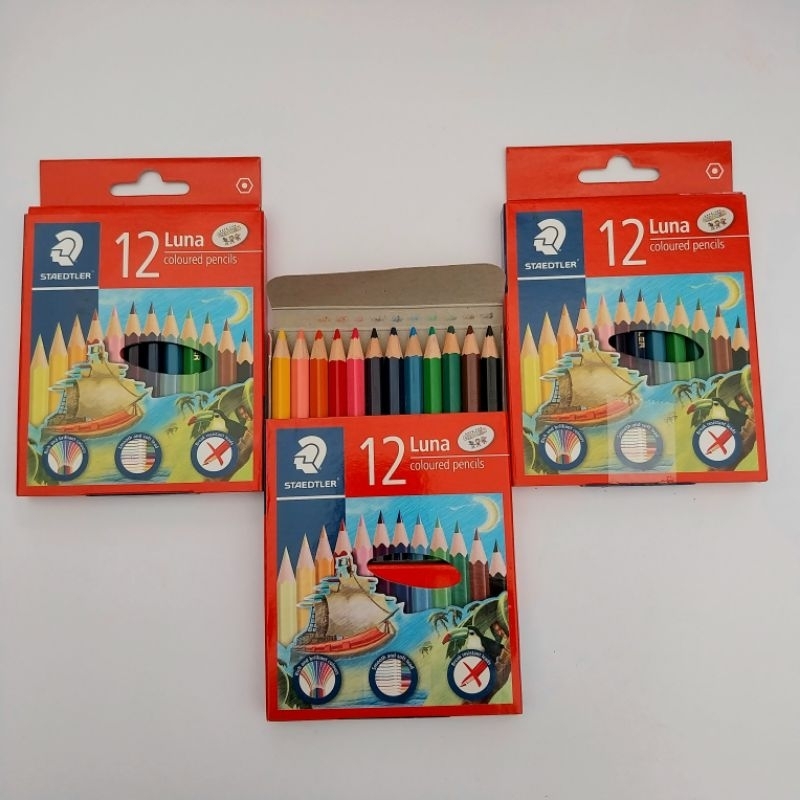 

(1 pcs) Pensil Warna Staedtler Luna 12 Warna Classic - Pendek