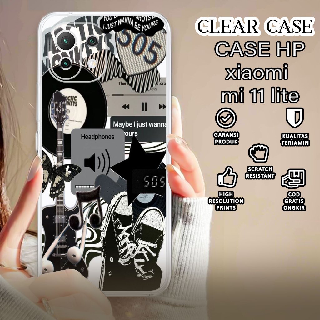 Case XIAOMI 11 LITE  Motif [ART] Terlaris Casing XIAOMI 11 LITE Terbaru CLEAR CASE Protected Camera 