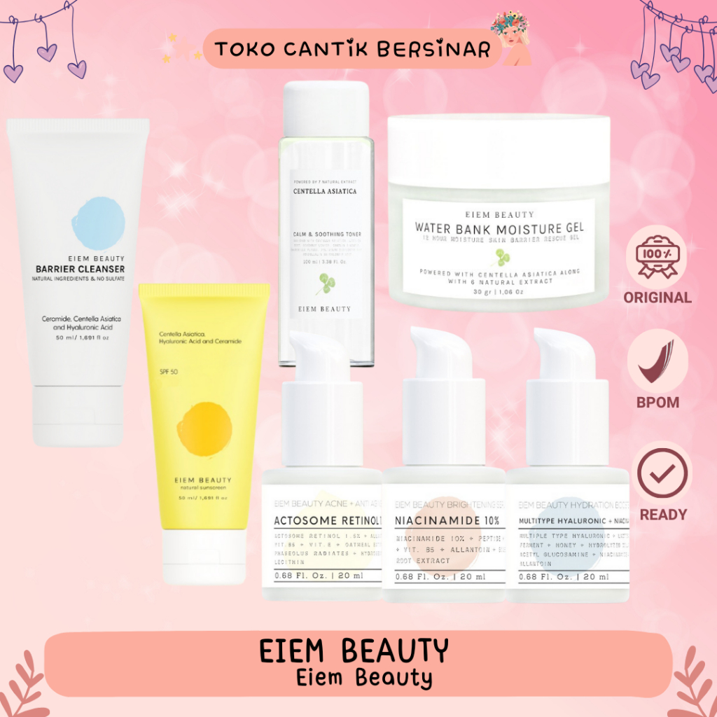 Eiem Beauty Serum Brightening Serum Hydration Serum Baby Face Acne Free Serum moisturizer eiem toner