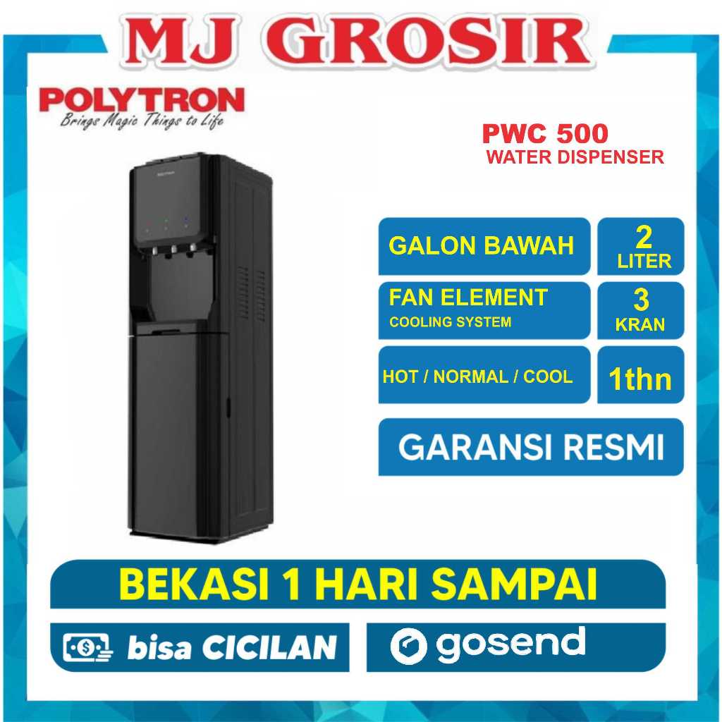 WATER DISPENSER POLYTRON PWC 500  / PWC 600 / 79 IC   HOT & COOL elektrik